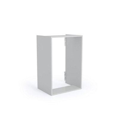 WTC NATURAL GREY Premier Cab Kitchen Boiler Housing Unit Cabinet 900mm High 600mm Wide 450mm Deep Light Grey