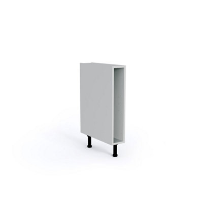 WTC Premier Cab 150mm Kitchen Base Unit Cabinet NATURAL GREY 18mm MFC (Carcass Only)