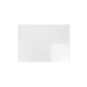WTC White Gloss Vogue Lacquered Finish 495mm X 597mm (600mm) Slab Style Kitchen Door Fascia 18mm Thickness Undrilled