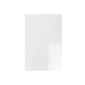 WTC White Gloss Vogue Lacquered Finish Tall Wall End Panel 964mmx355mm