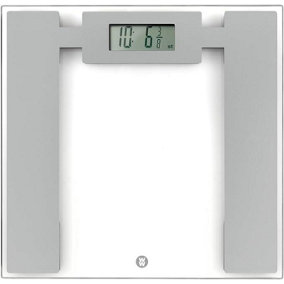 WW Ultra Slim Glass Electronic Scale, 6mm Tempered Glass, Stylish Bathroom Scale