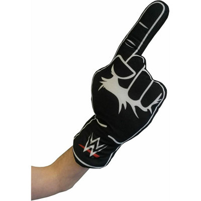 WWE Hand Filled Cushion Black (One Size) | DIY at B&Q