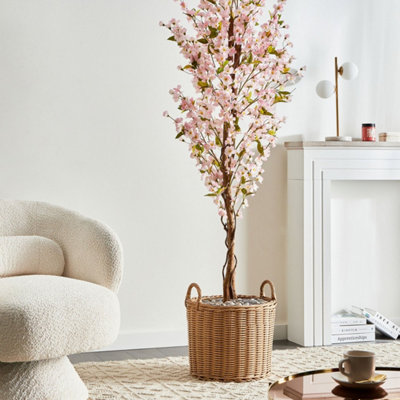 Wyld and Coco Ever Garden Artificial Cherry Blossom Tree 185 cm - Pink ...