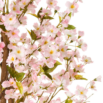 Wyld and Coco Ever Garden Artificial Cherry Blossom Tree 185 cm - Pink ...