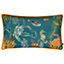 Wylder Abyss Sea Creatures Chenille Piped Polyester Filled Cushion