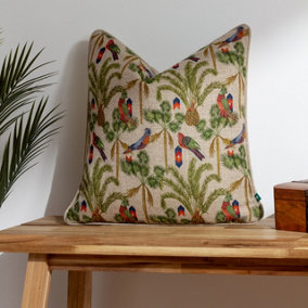 Wylder Akamba Palm Trees Tropical Feather Filled Cushion