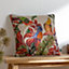 Wylder Akamba Parrot Scene Tropical Piped Polyester Filled Cushion