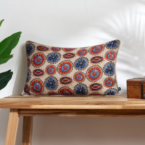 Wylder Akamba Tribal Rectangular Piped Cushion Cover