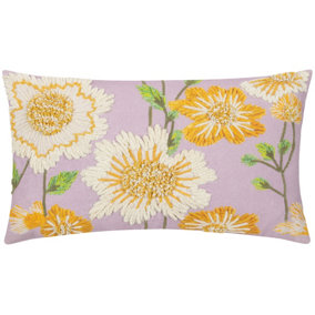 Wylder Chrysantha Floral Embroidered Cushion Cover
