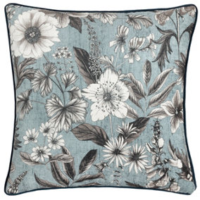 Wylder Harlington Botany Floral Piped Feather Filled Cushion