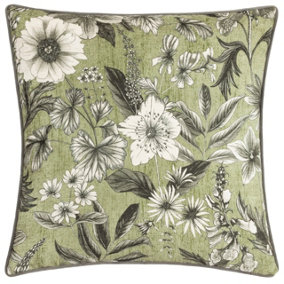 Wylder Harlington Botany Floral Piped Feather Filled Cushion