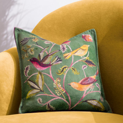 Wylder Holland Park Fritillaria Floral Feather Filled Cushion