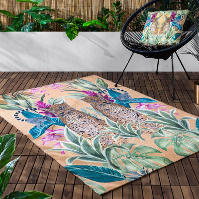 Wylder Kali Leopards Outdoor/Indoor Washable Rug