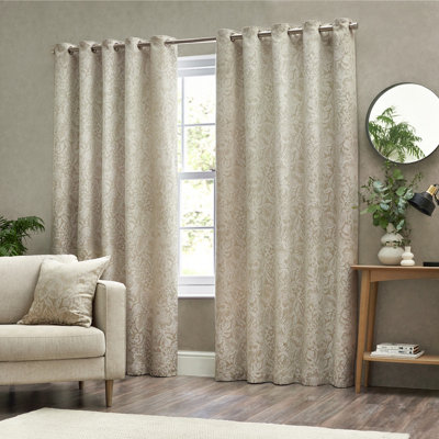 Wylder Nature Bali Botanical Jacquard Eyelet Curtains