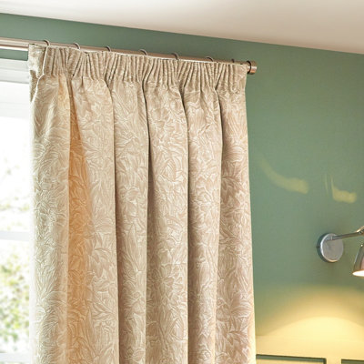 Wylder Nature Grantley Jacquard Pencil Pleat Curtains
