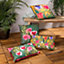 Wylder Nature House of Bloom Celandine Square UV & Water Resistant Outdoor Polyester Filled Cushion