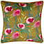 Wylder Nature House of Bloom Poppy Polyester Filled Cushion