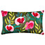 Wylder Nature House of Bloom Poppy Rectangular UV & Water Resistant Outdoor Polyester Filled Cushion