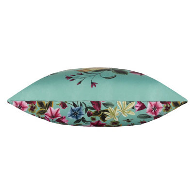 Wylder Nature Midnight Garden Birds UV & Water Resistant Outdoor Polyester Filled Cushion