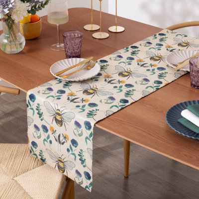 Wylder Nature Wild Garden Indoor/Outdoor Large Table Runner