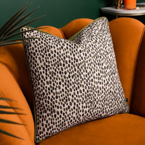 Wylder Nympha Abstract Spotted Piped Polyester Filled Cushion