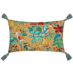 Wylder Orilla Floral Tasselled Cushion Cover