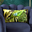 Wylder Psitta Tropical Velvet Piped Polyester Filled Cushion