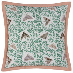 Wylder Silk Moth Floral Polyester Filled Cushion