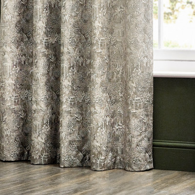 Wylder Tropics Bengal Chenille Eyelet Curtains