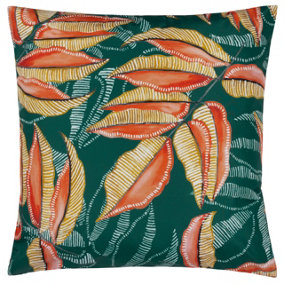 Wylder Tropics Ebon Wilds Akia Tropical UV & Water Resistant Outdoor Polyester Filled Cushion