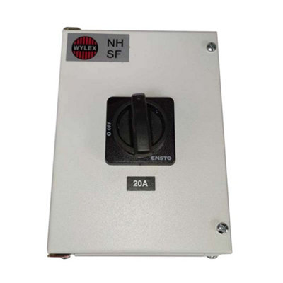 Wylex NHSW320 Triple Pole and N enclosed isolator Switches-20A