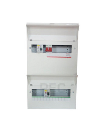Wylex NMDRS20SSLHIA 20 Way High Integrity Duplex 2 XRCDS, 1x 100a Main Switch-20 Way