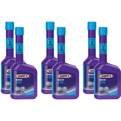 WYNNS Radiator Flush Vehicle Cooling System Cleaner Rust Remover 6x325ml