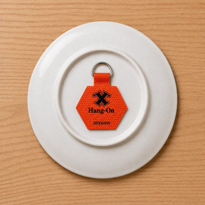 X Hang-On Adhesive Wall Plate Hanger 60mm (Hexagon) For Plates ...