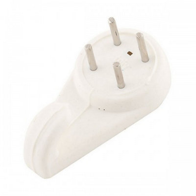 X Hardwall Hanging Hooks (Pack of 3) White (L)