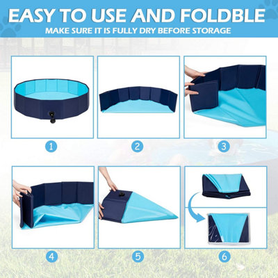 X Large  dog Pool for Pets & Kids 160 x 30cm. Sturdy