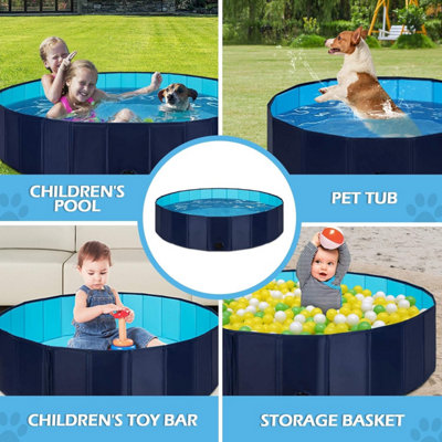 X Large  dog Pool for Pets & Kids 160 x 30cm. Sturdy - 3