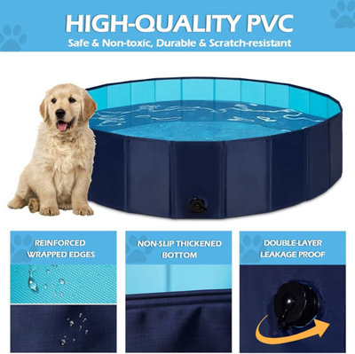 X Large  dog Pool for Pets & Kids 160 x 30cm. Sturdy - 4