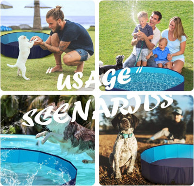 X Large  dog Pool for Pets & Kids 160 x 30cm. Sturdy - 6