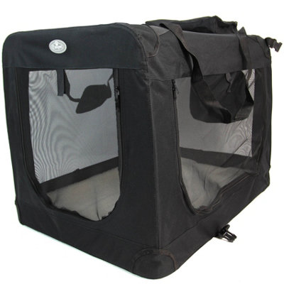 Fabric dog kennel best sale