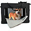 X-Large Fabric Dog Crate Pet Carrier Travel Portable Cage House