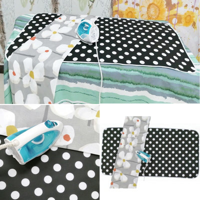 X Large Ironing Board Cover For Table Top Travel Mat Pad Blanket Holiday Caravan