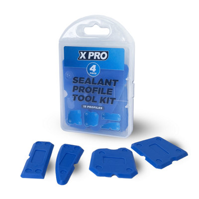 X PRO X99989 SEALANT SMOOTHING & FINISHING TOOL KIT- 4PC