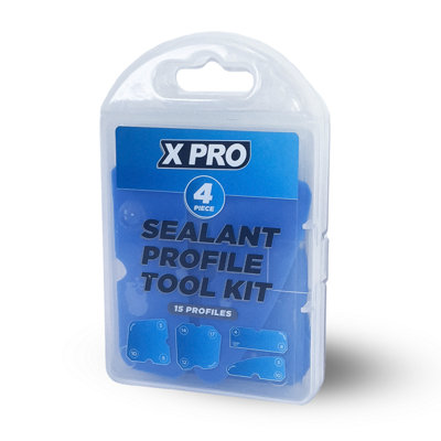 X PRO X99989 SEALANT SMOOTHING & FINISHING TOOL KIT- 4PC