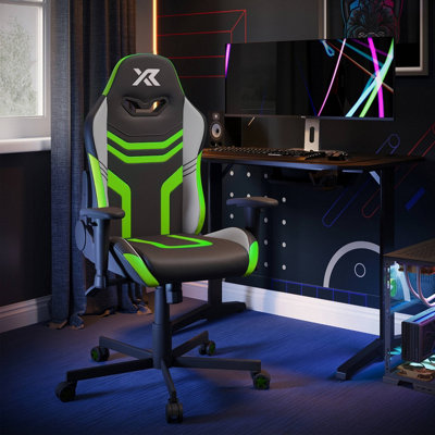 X Rocker Agility Compact Ergonomic PC Gaming Chair for Juniors - Black ...