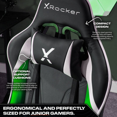 X-Rocker Agility Compact Gaming Chair Racing PC Reclining Adjustable PC ...