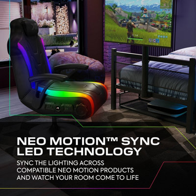X Rocker Basecamp RGB Single Gaming TV Bed with App Controlled LED ...