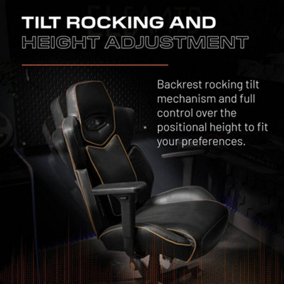 X-Rocker Drogon PC Office Gaming Chair, Ergonomic Computer Desk Chair ...