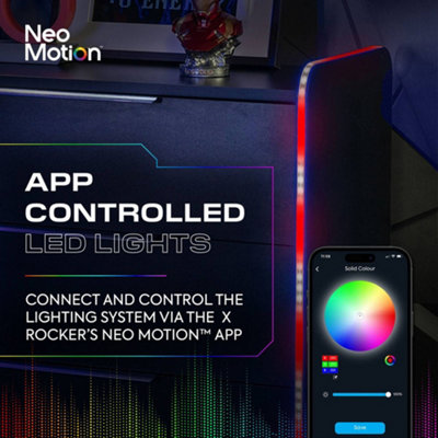 X Rocker Electra Chest of 3 Drawers with Neo Motion SYNC™ App ...