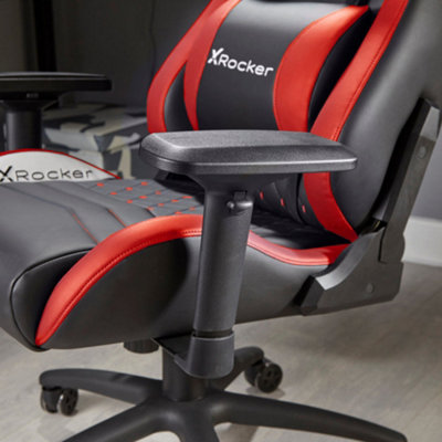 X Rocker Ergonomic Gaming chair Adjustable Racing Seat PU Leather